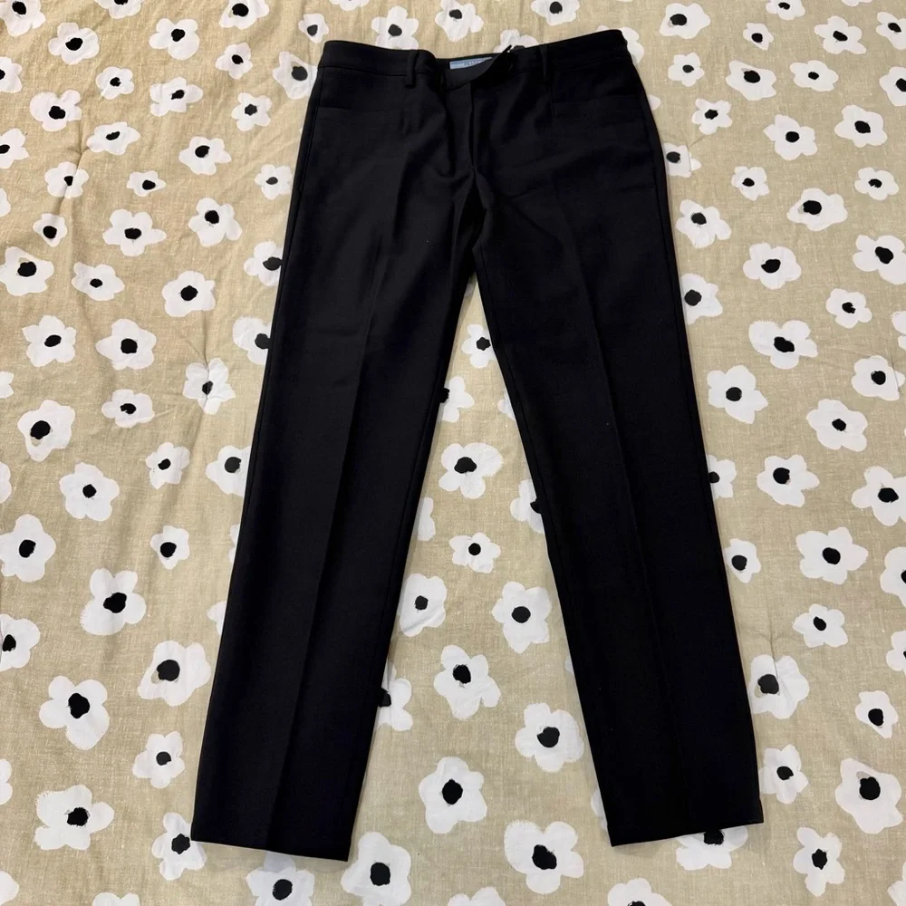 Prada Black Tailored Trousers Slim Leg Italy 44
US size 8 - Picture 2 of 13